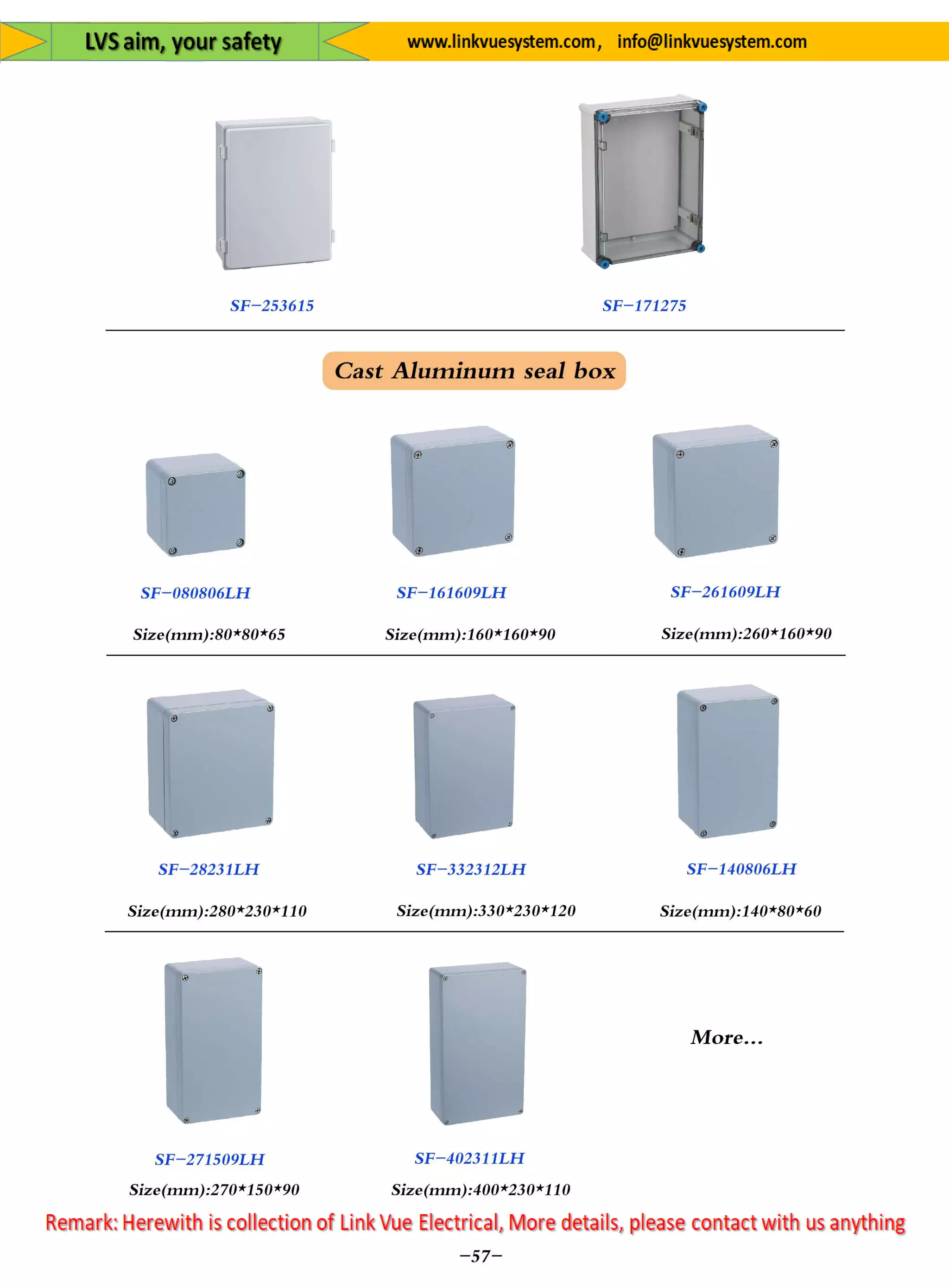 Plug&Socket for All Equipment's&System from Link Vue