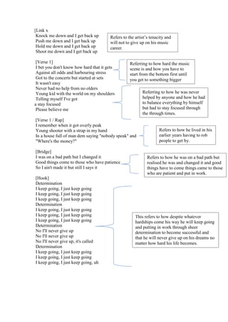Individual Annotations Of Lyrics | PDF