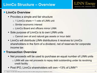 Lin Lin Co Linn Energy Overview | PDF