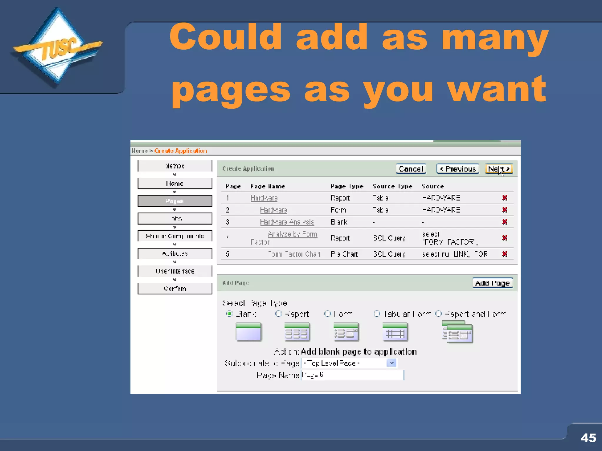 Could add as many pages as you want 