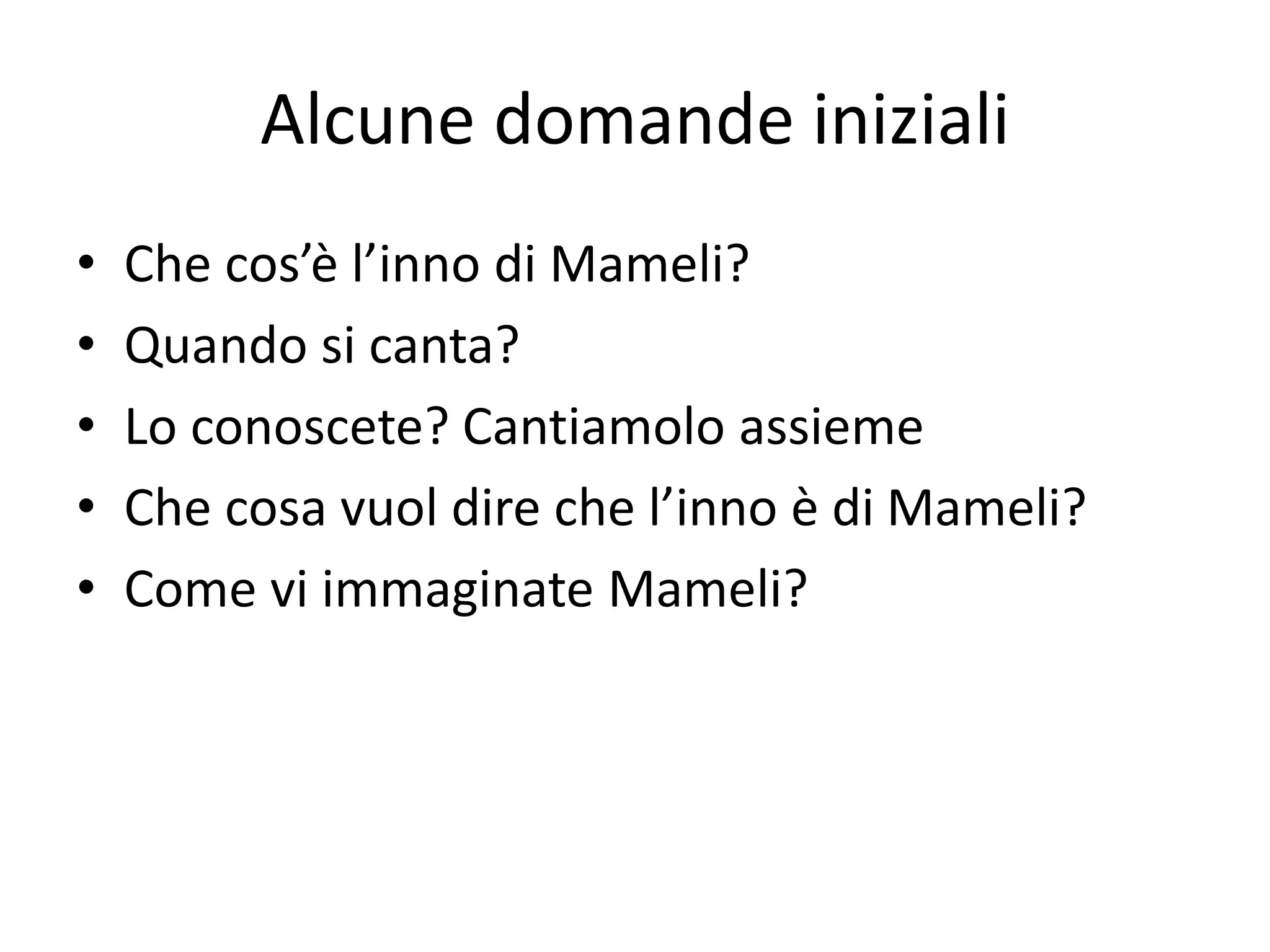 L’inno di mameli | PPTX