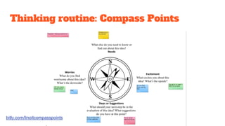 Thinking Routines Compass Point Linoit for Collaborative Learning | PDF