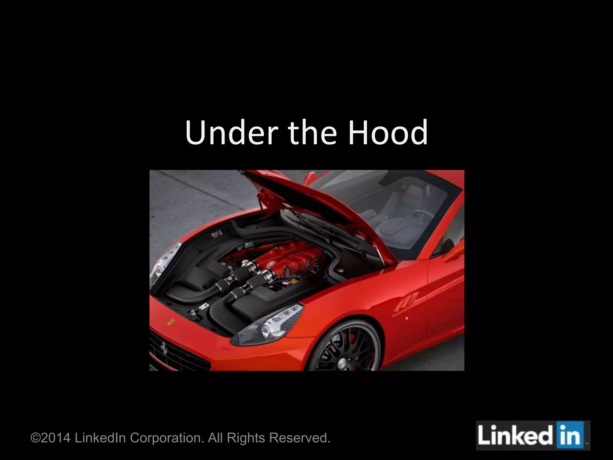 Under the Hood 
©2014 LinkedIn Corporation. All Rights Reserved. 
 
