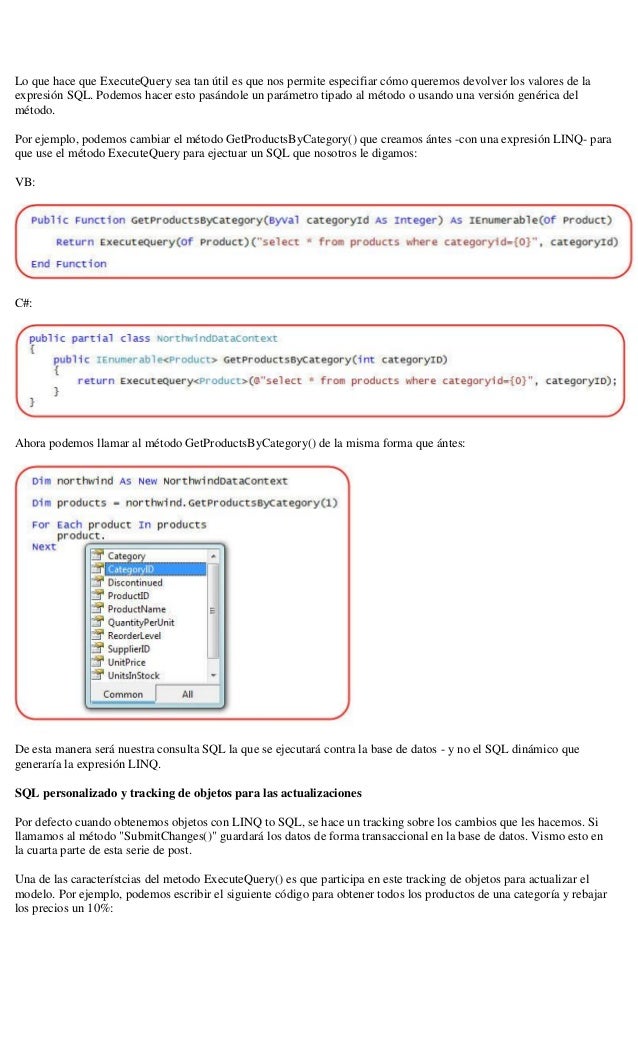 Linq To Sql 8 Linq to sql 8