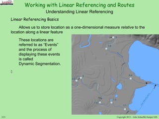 Working with Routes and Linear Referencing in ArcGIS | PPT