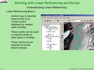 Working with Routes and Linear Referencing in ArcGIS | PPT
