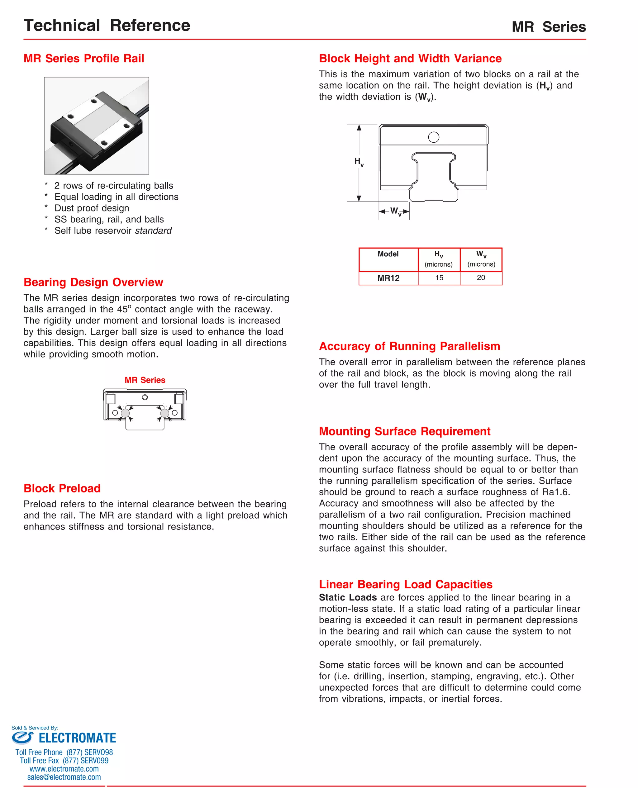 Lin tech miniature_profile_rail_catalog PDF