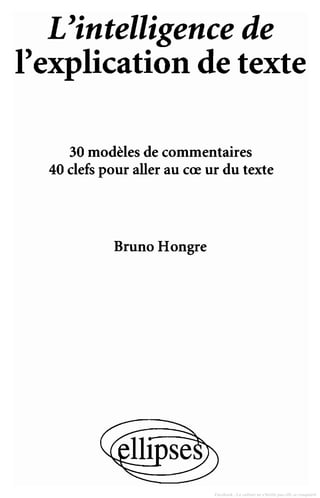 Facebook : La culture ne s'hérite pas elle se conquiert 
 