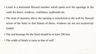 Lintels | PPTX