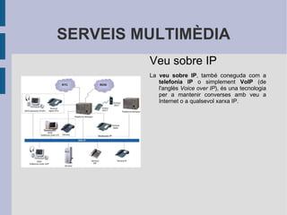 NAVEGACIÓ WWW(World Wide Web) El  WWW  (acrònim anglès de  World Wide Web ,  Teranyina d'abast mundial ) o  web  és una xarxa de pàgines escrites en hipertext mitjançant el llenguatge de marcatge HTML i connectades entre sí mitjançant vincles, de manera que formin un sol cos de coneixement pel qual s'hi pot navegar fàcilment. El web es basa en tres estàndards per funcionar: l' Uniform Resource Locator  (URL), que s'encarrega de donar una adreça única per tal de localitzar cada   pàgina; l' Hyper Text Transfer Protocol  (HTTP), que especifica la manera com s'enviarà i es rebrà la informació entre el navegador i el servidor; i l' Hyper-Text Markup Language  (HTML), un mètode per especificar com s'ha de veure aquesta informació al navegador.  