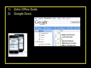 Goo1 Zoho Office Suite Google Docs 