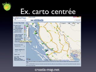 Ex. carto centrée croatia-map.net 