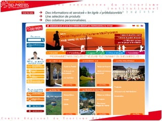 Des informations et services « en ligne » professionnels Une sélection de produits Des cotations personnalisées, … Le site voyagiste Voir le site 