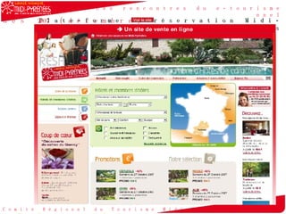 Plate-forme de réservation Midi-Pyrénées    dès 2007 (décembre)    Un site de vente en ligne Voir le site 