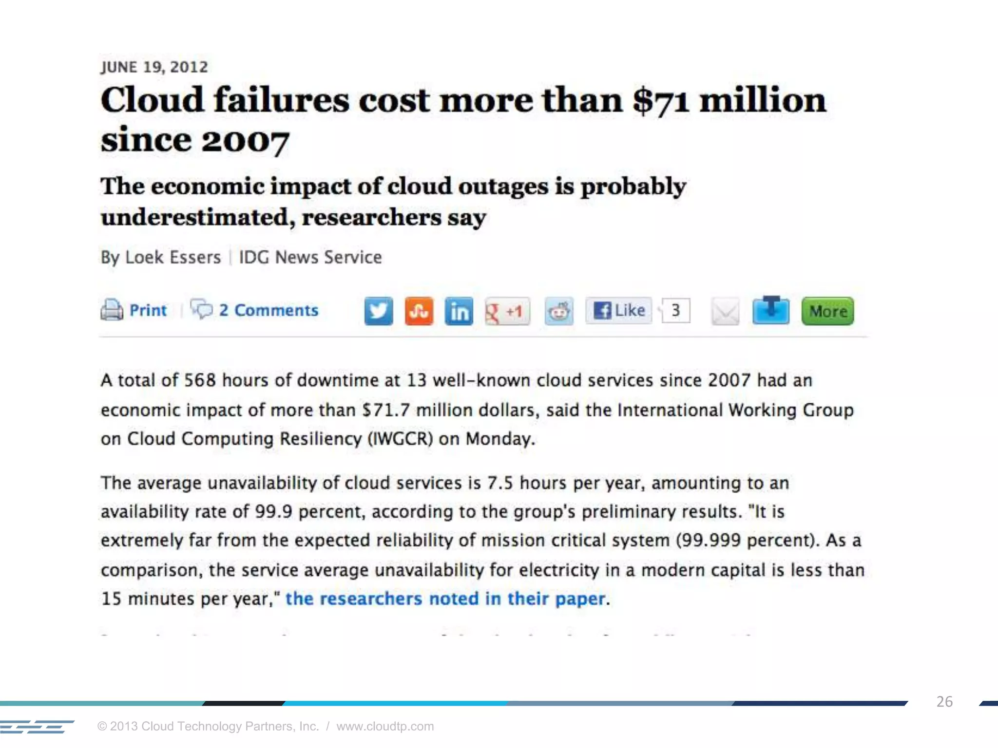 © 2013 Cloud Technology Partners, Inc. / www.cloudtp.com
26
 