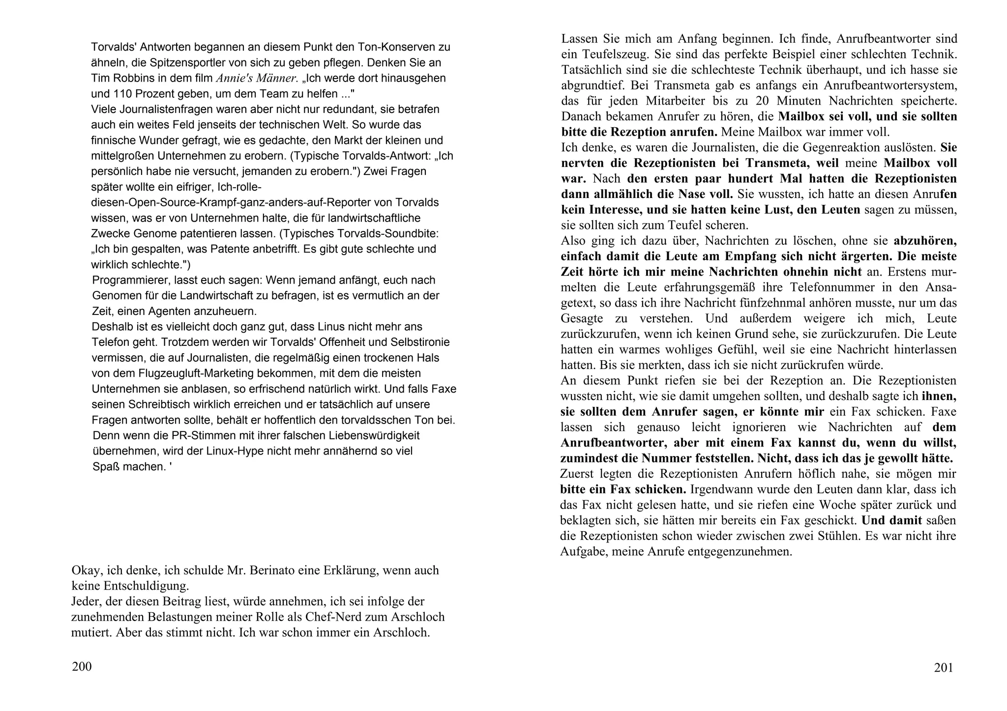 Linus Torvalds Just For Fun