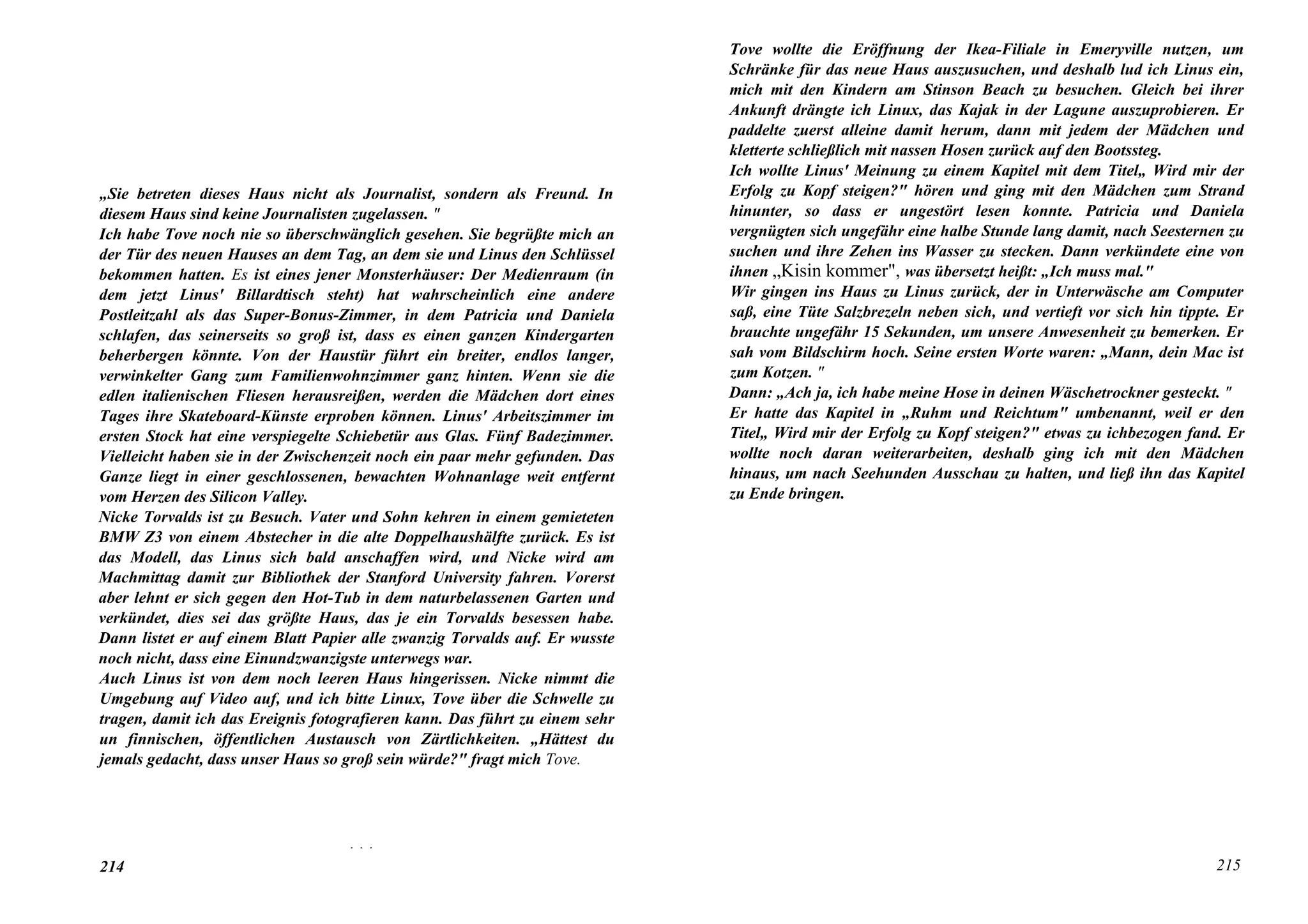 Linus Torvalds Just For Fun