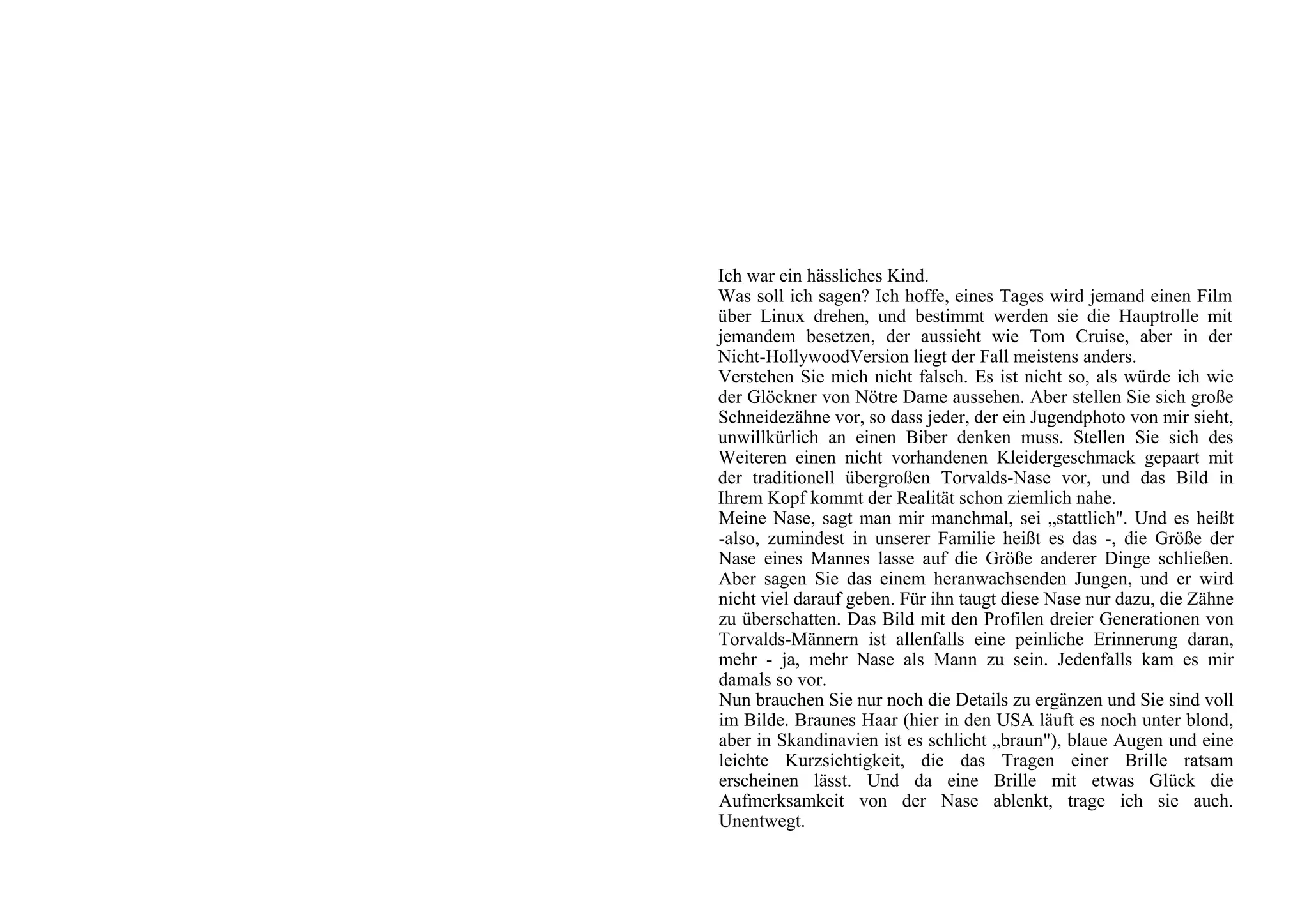 Linus Torvalds Just For Fun