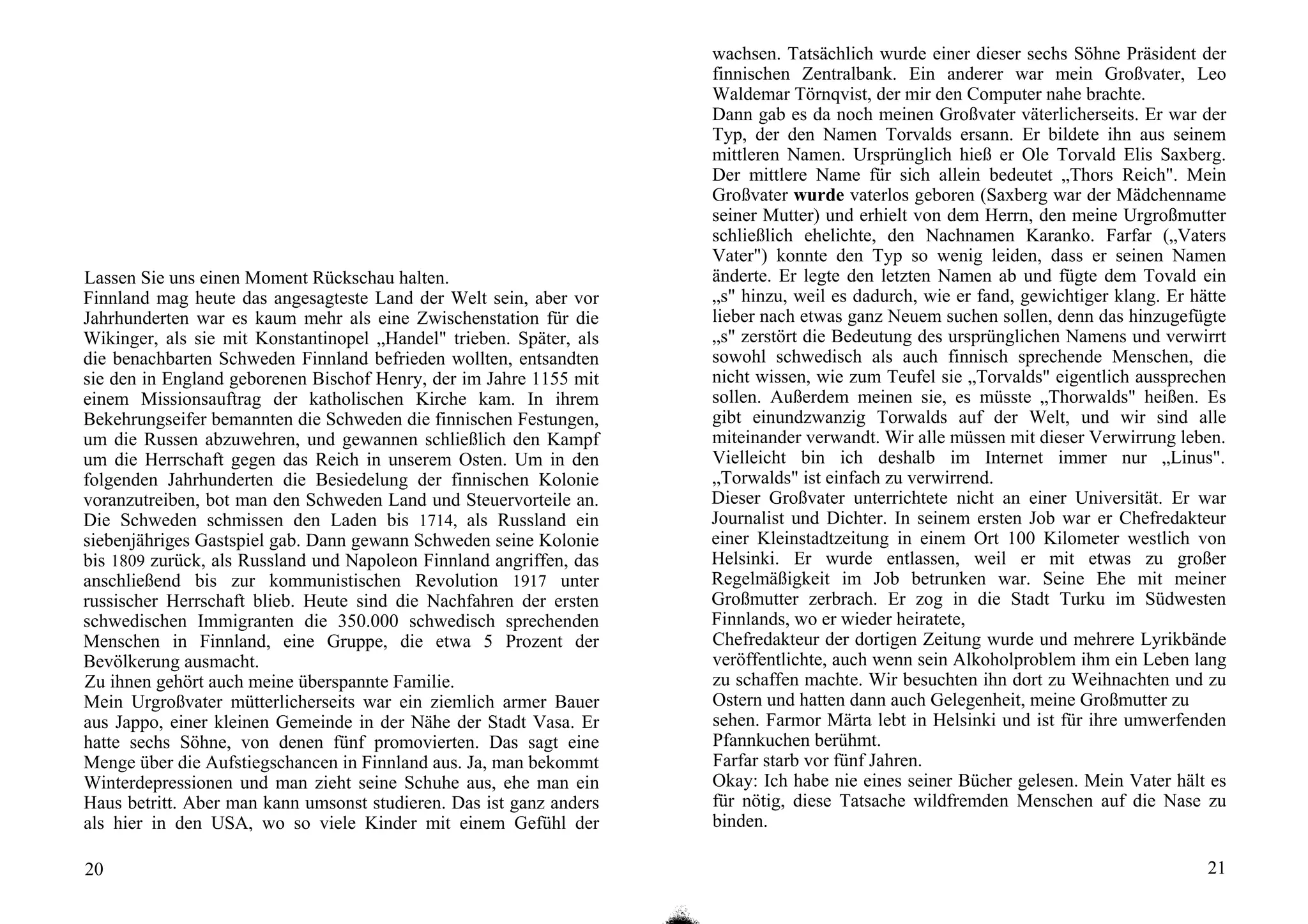 Linus Torvalds Just For Fun