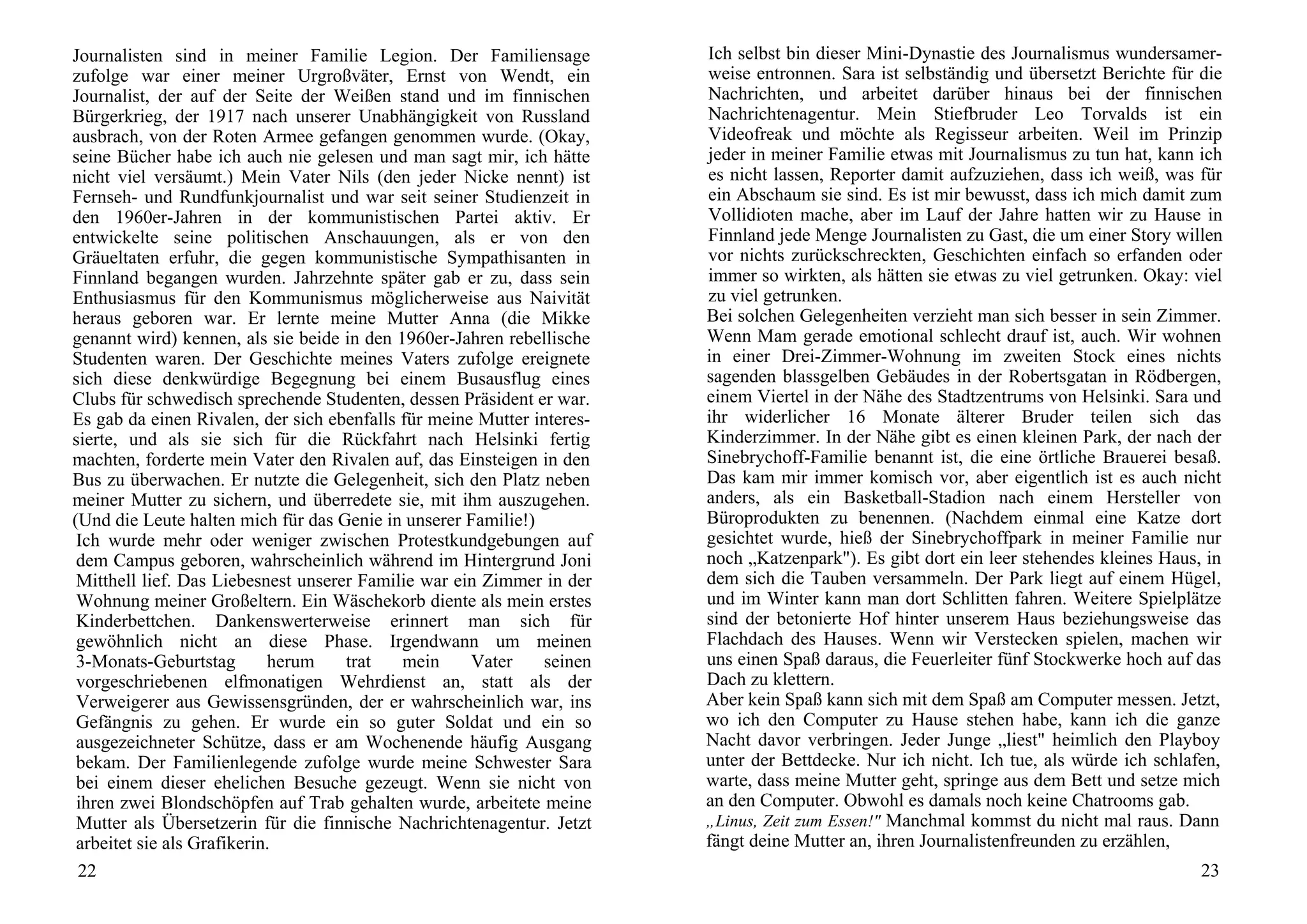 Linus Torvalds Just For Fun