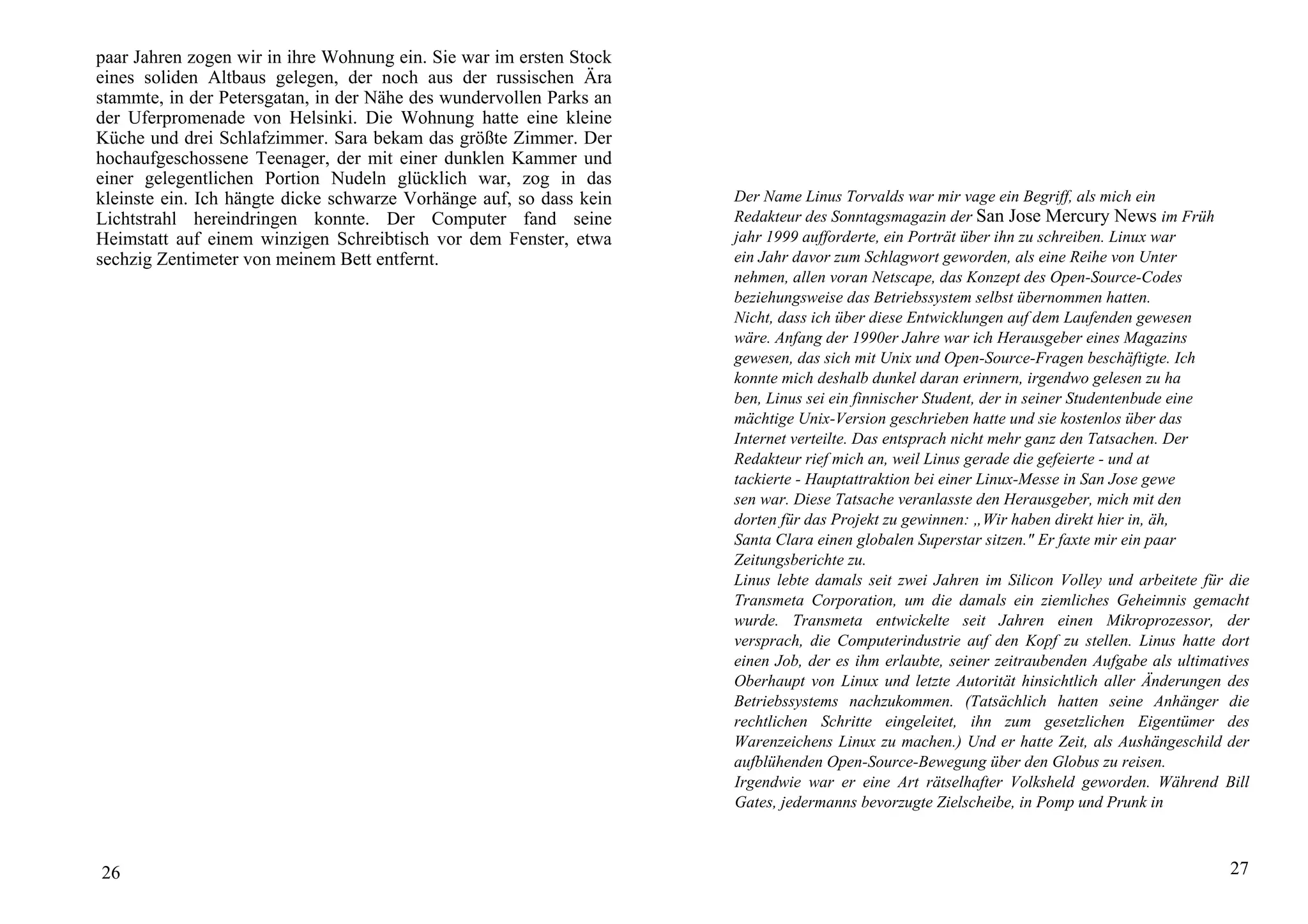 Linus Torvalds Just For Fun