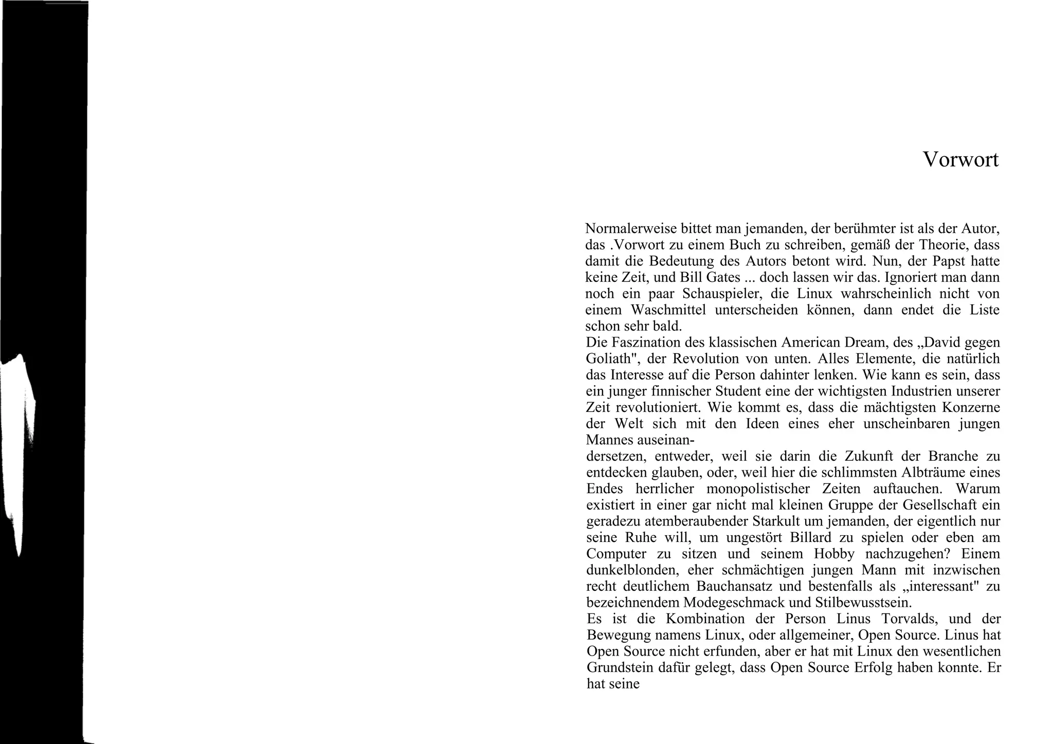 Linus Torvalds Just For Fun