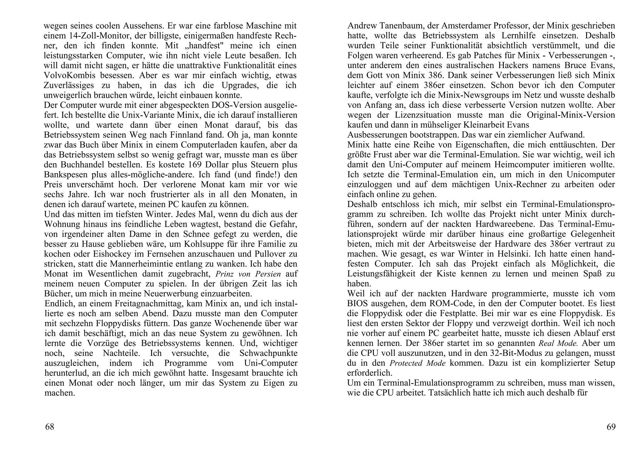 Linus Torvalds Just For Fun