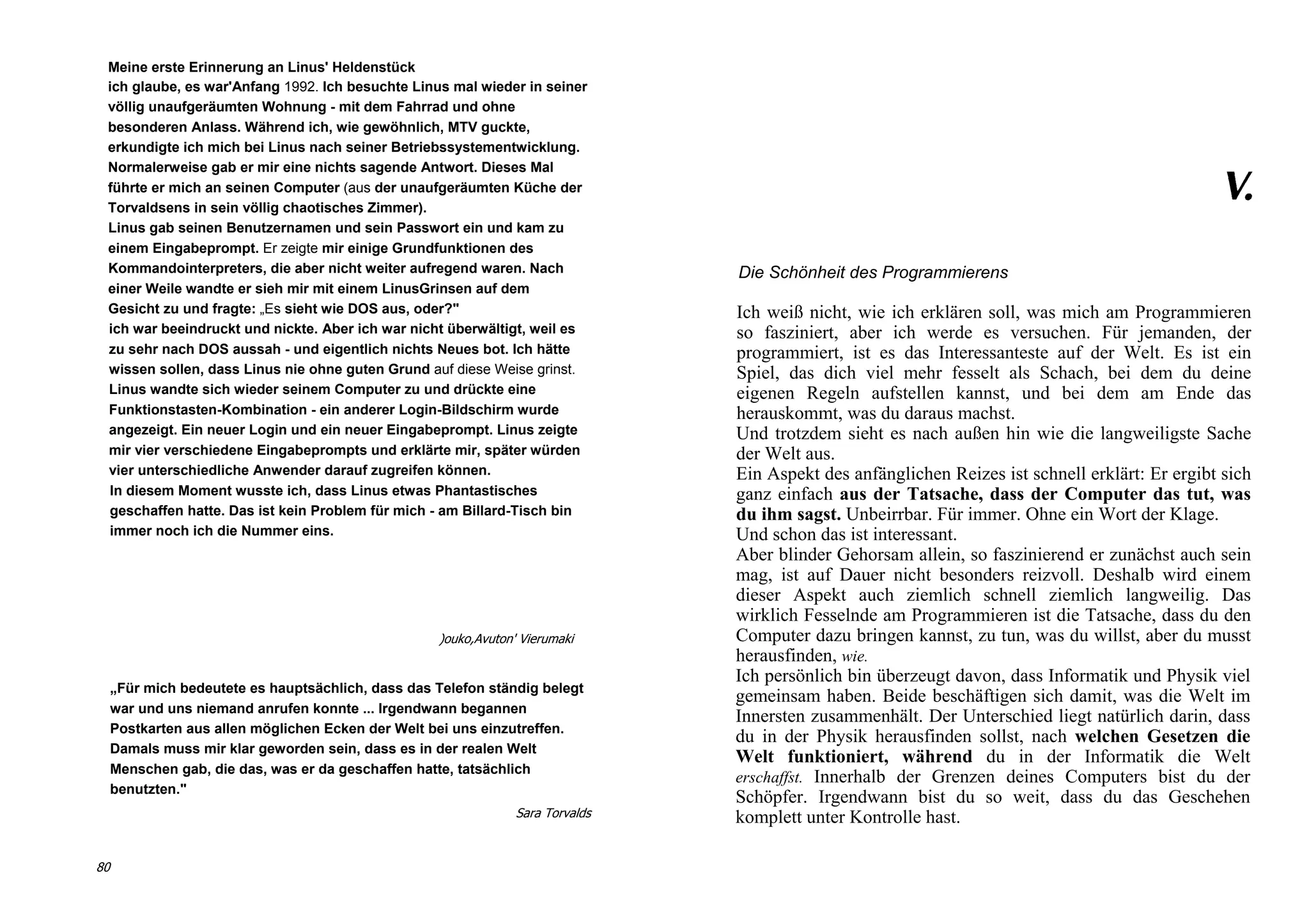 Linus Torvalds Just For Fun