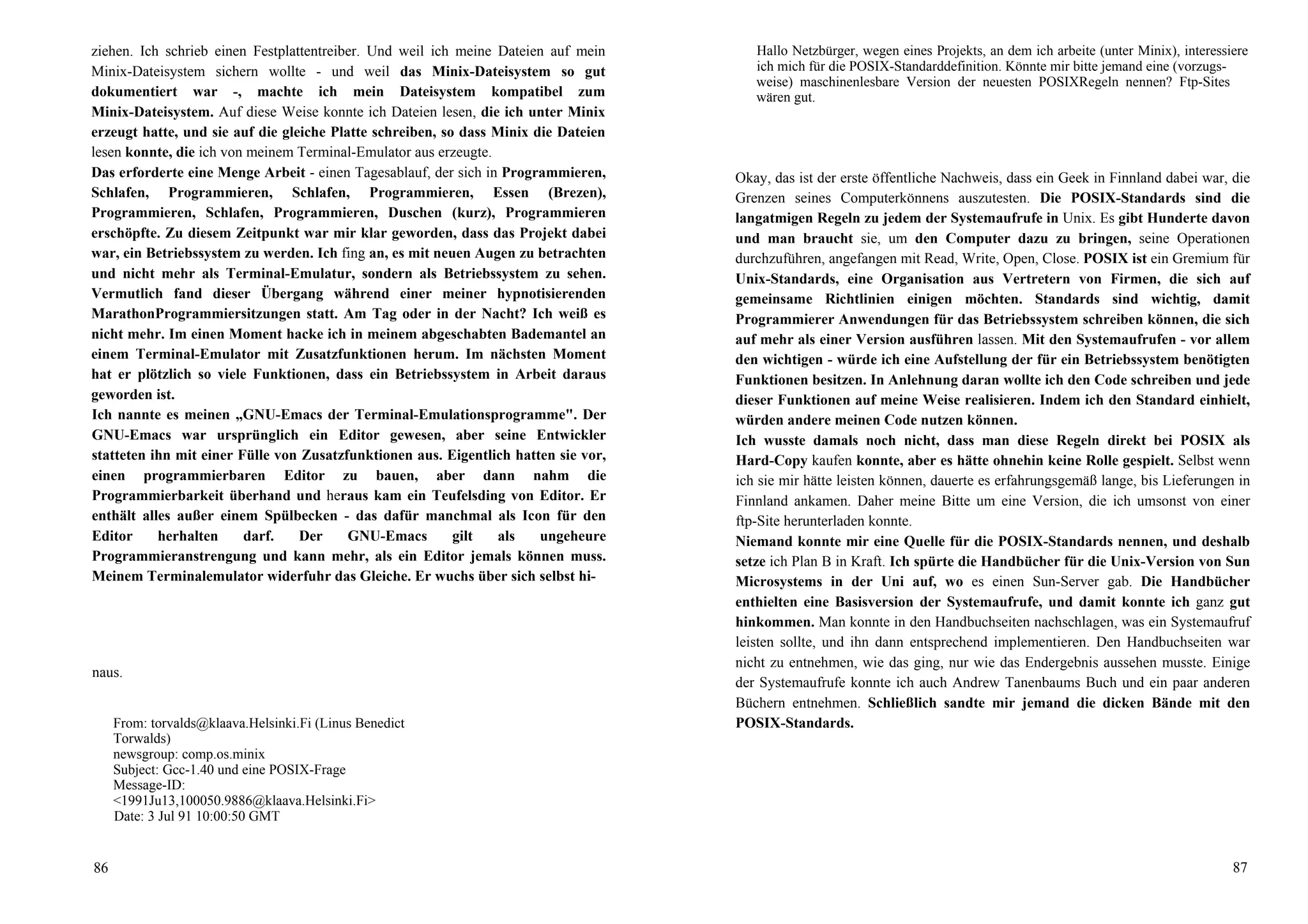 Linus Torvalds Just For Fun