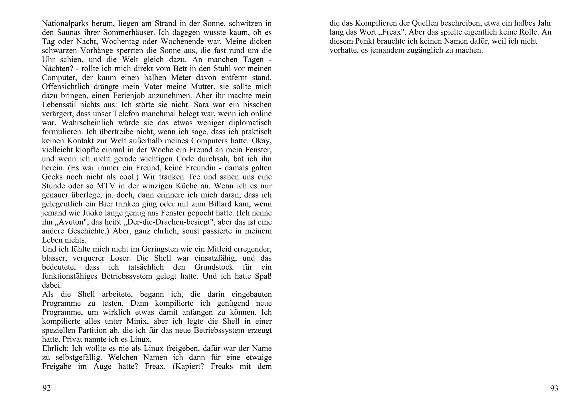 Linus Torvalds Just For Fun