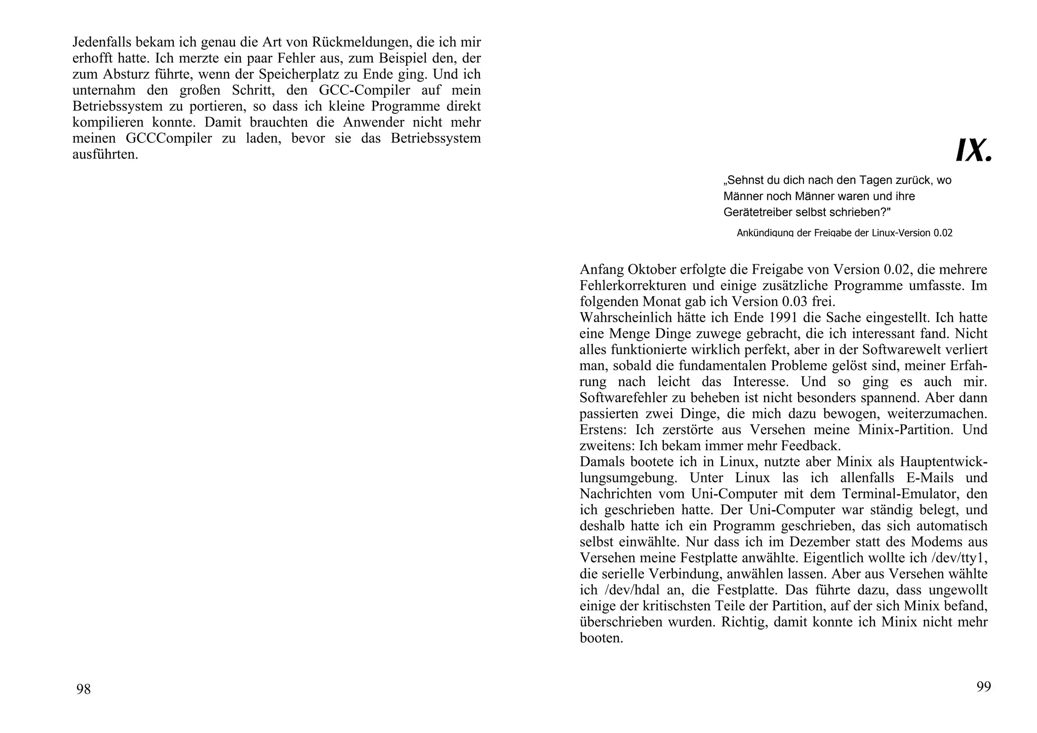 Linus Torvalds Just For Fun