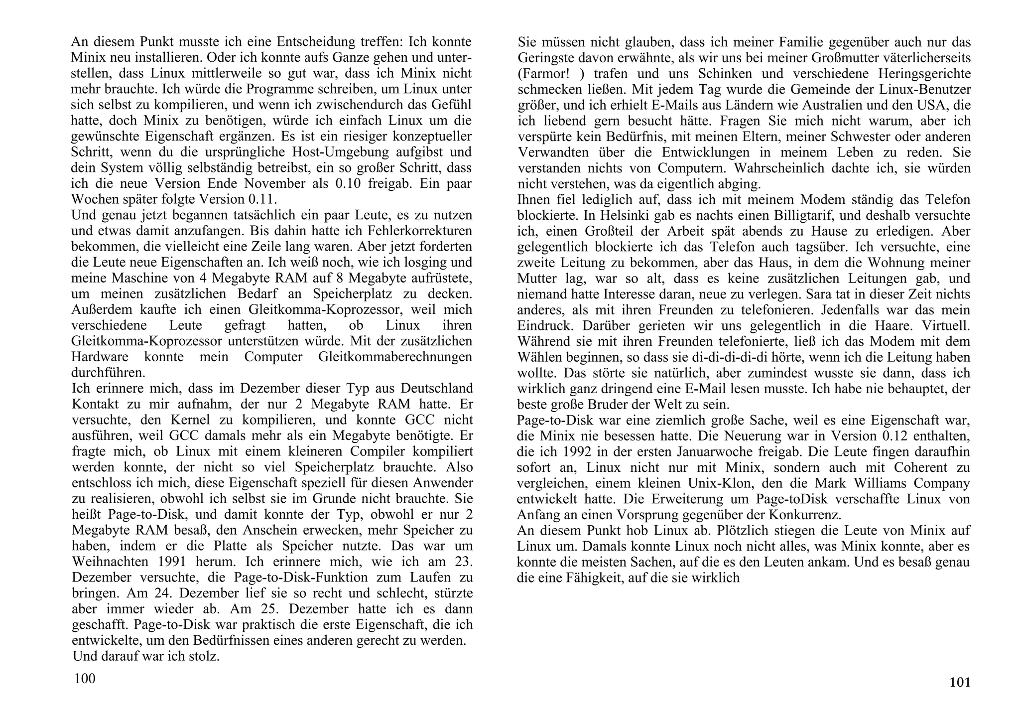 Linus Torvalds Just For Fun