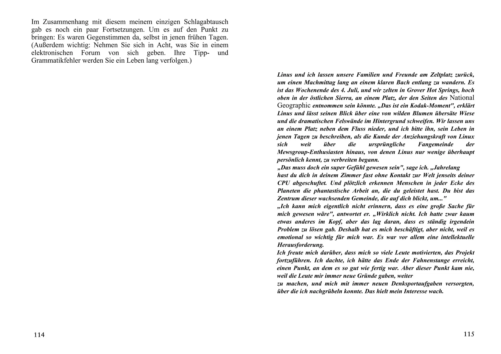 Linus Torvalds Just For Fun