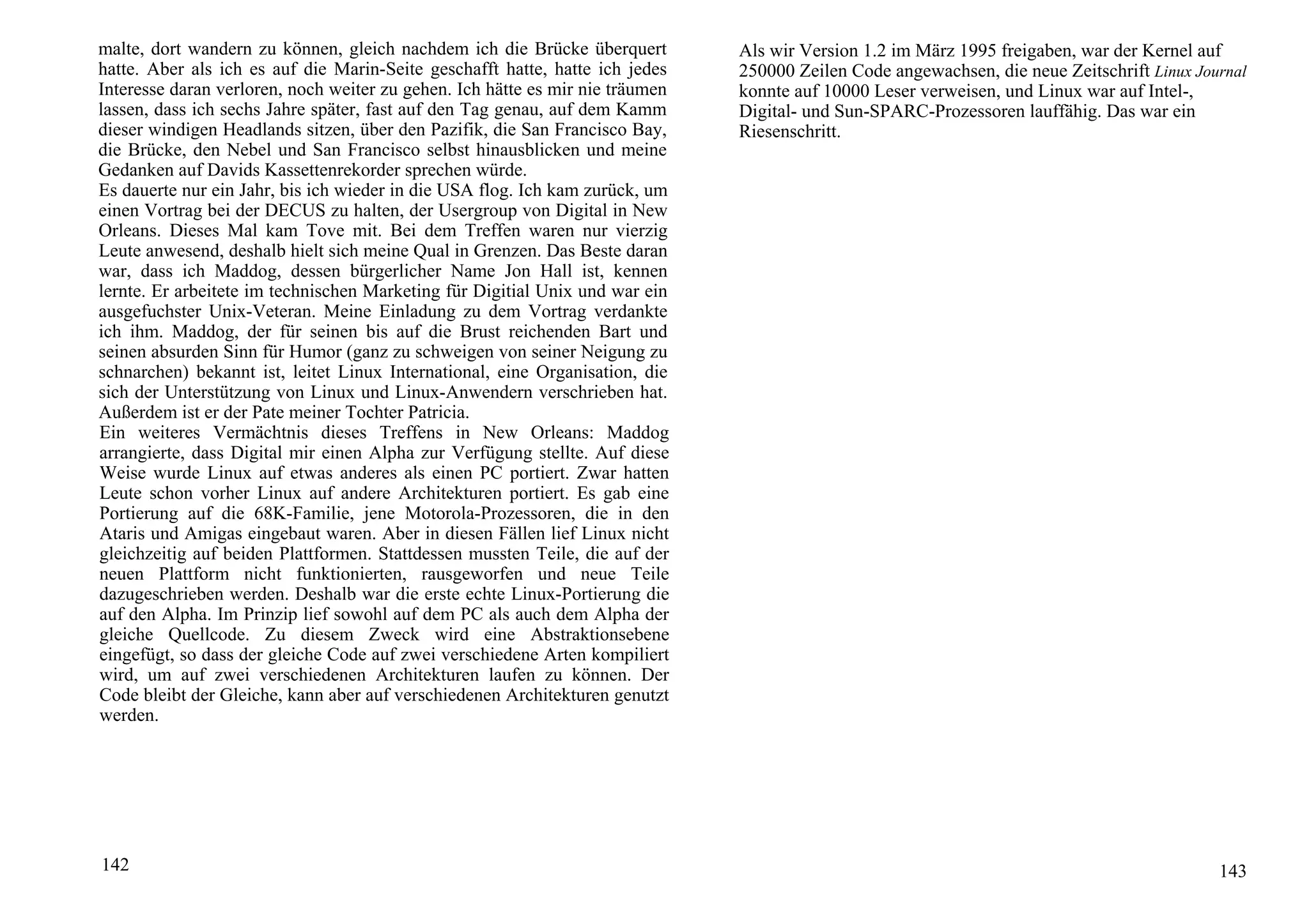 Linus Torvalds Just For Fun