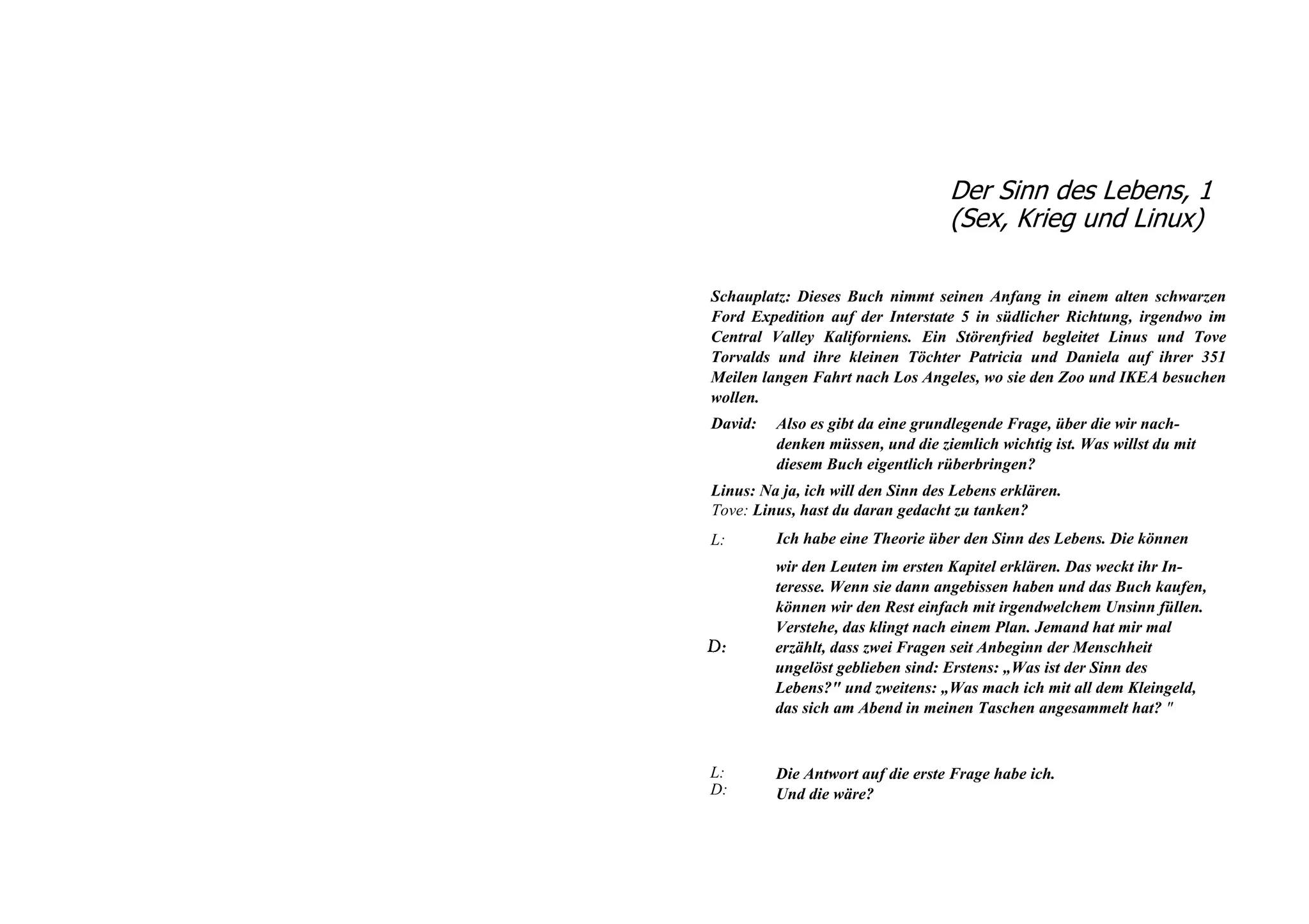 Linus Torvalds Just For Fun