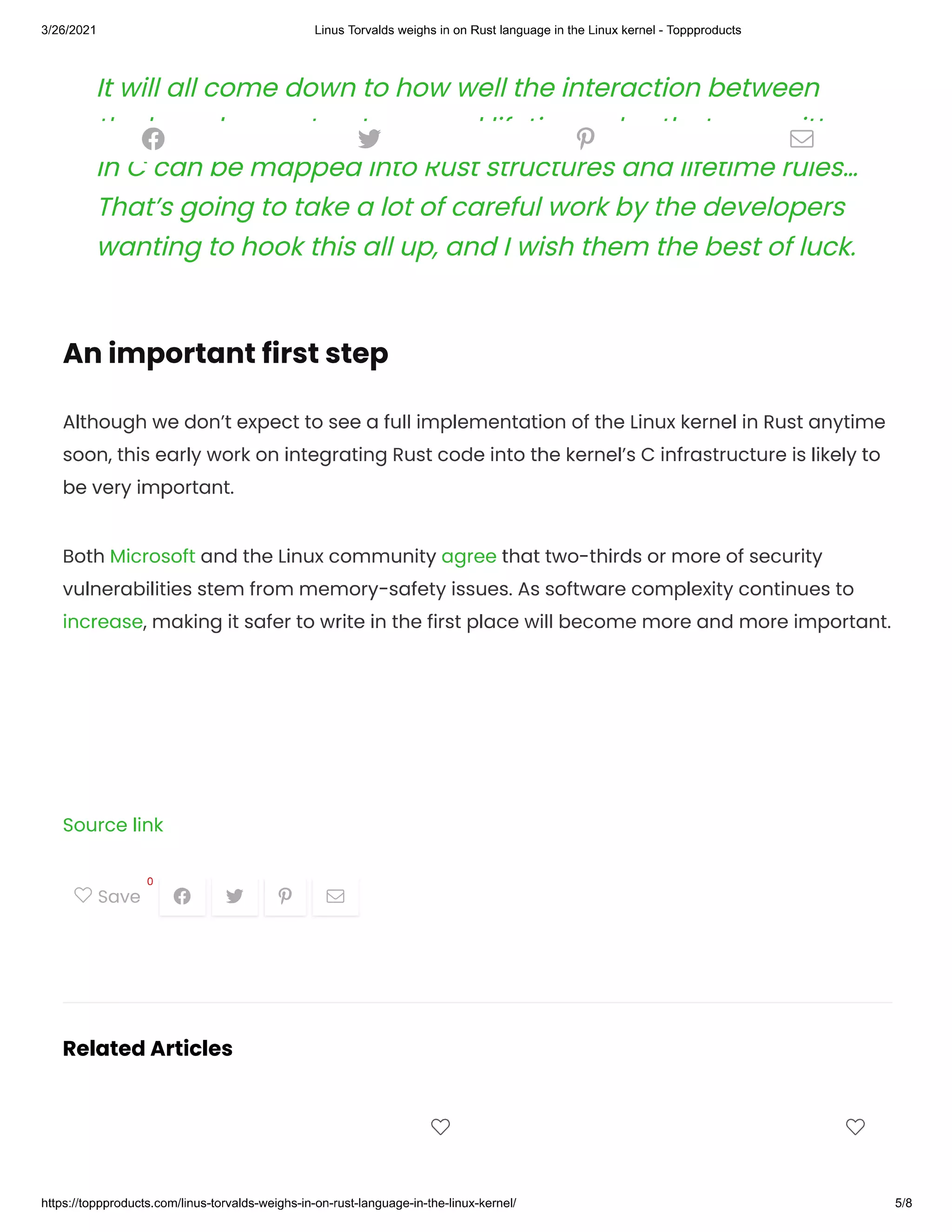 Linus torvalds weighs in on rust language in the linux kernel