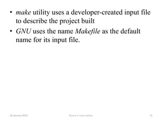 Kernel architecture12 January 2010Knowx innovation8