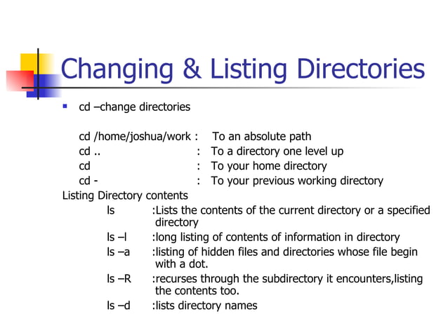 Unix/Linux Basic Commands and Shell Script