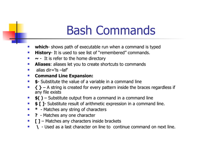 Unix/Linux Basic Commands and Shell Script