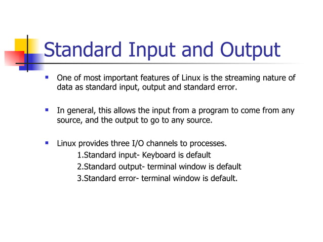 Unix/Linux Basic Commands and Shell Script