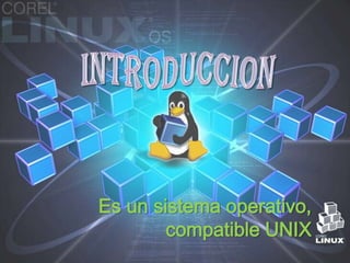 Es un sistema operativo,
        compatible UNIX
 
