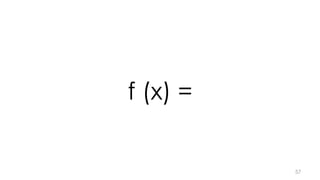 f (x) = 
57 
 