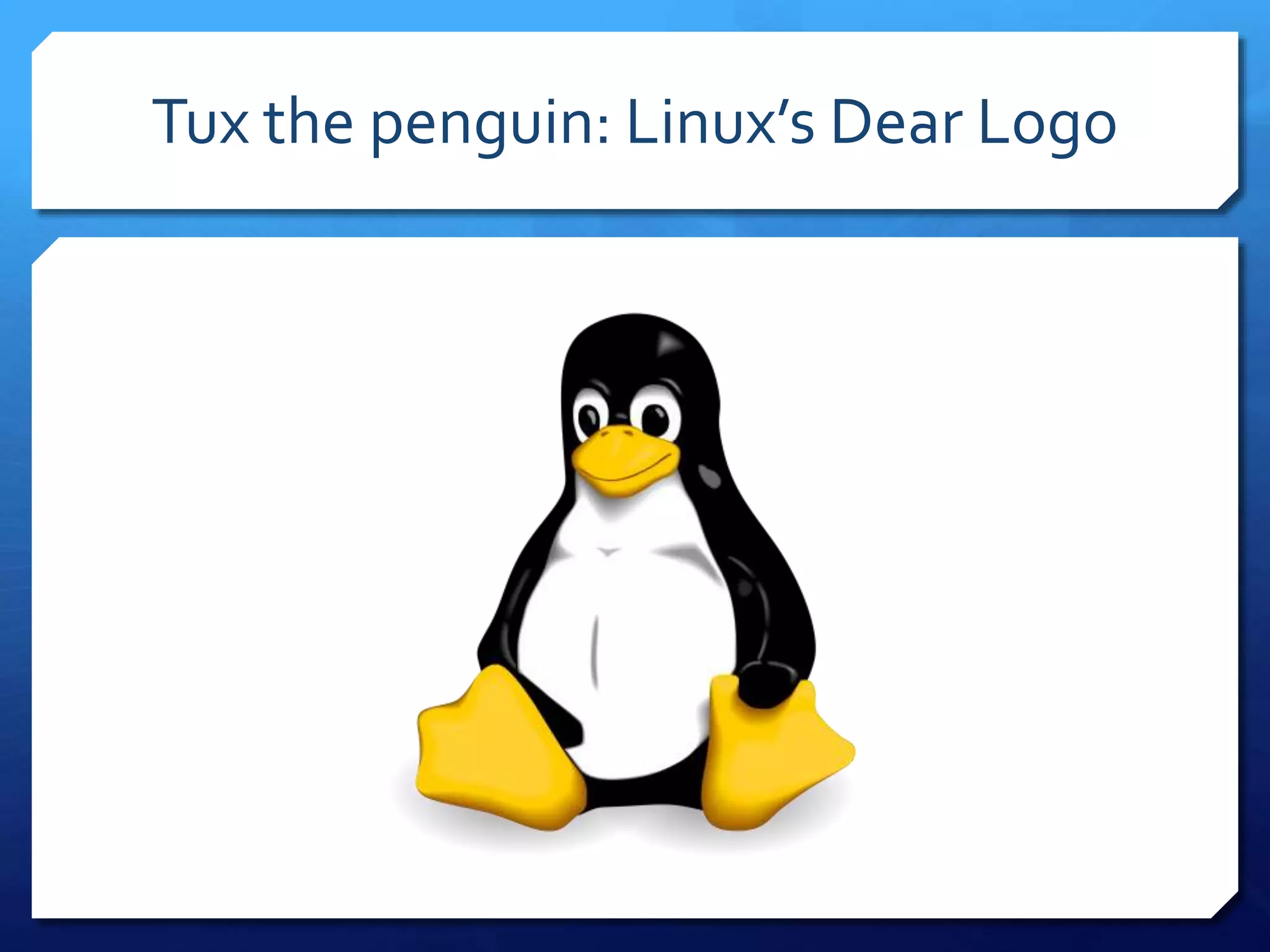 Tux the penguin: Linux’s Dear Logo