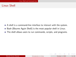 A brief Introduction to Linux Operating System. | PPT