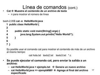 Presentación del Sistema Operativo Linux, comandos básicos | PPT