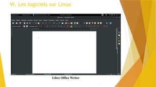 Libre Office Writer
VI. Les logiciels sur Linux
 