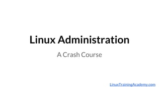Linux System Administration Crash Course | PDF