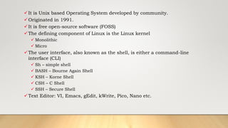 Linux Basics | PPTX