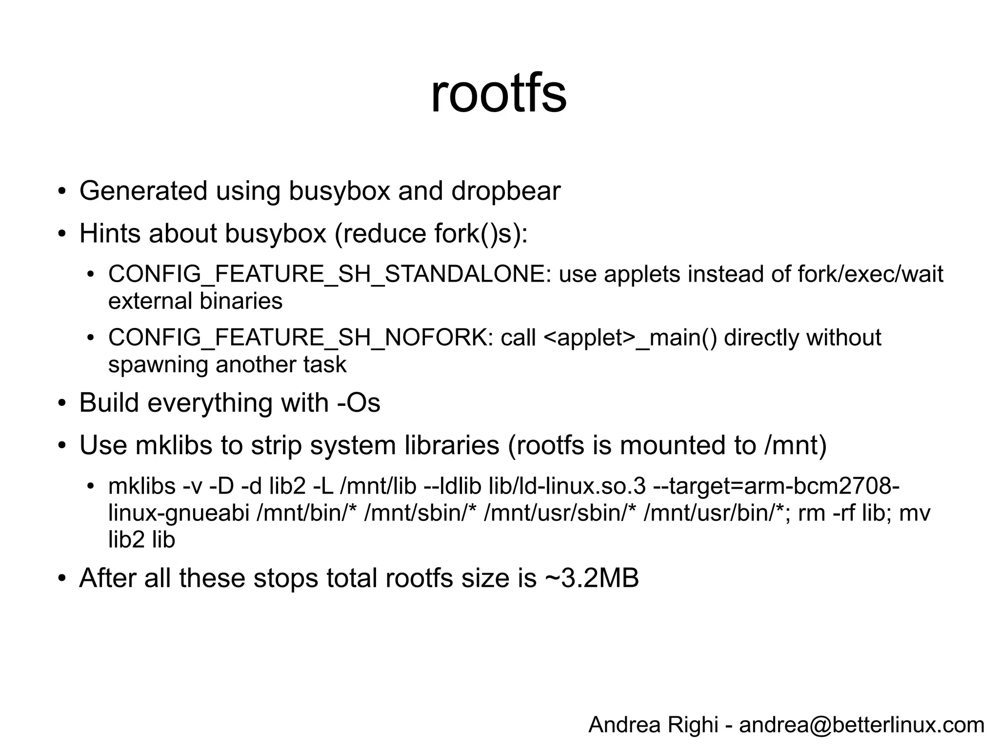 Andrea Righi - andrea@betterlinux.com
Kernel image (before => after)
 