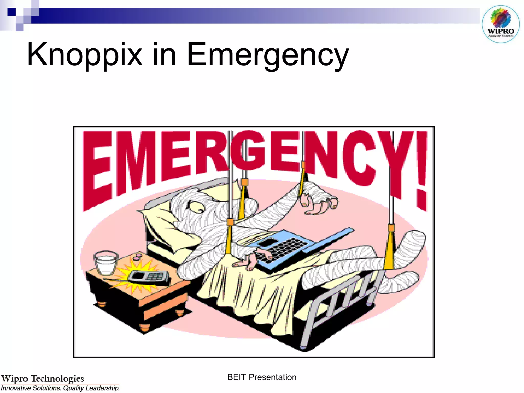 Knoppix in Emergency 